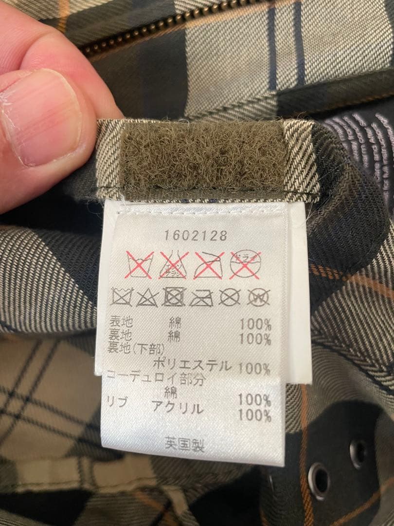 Barbour WaxedビデイルSL size38 英国製