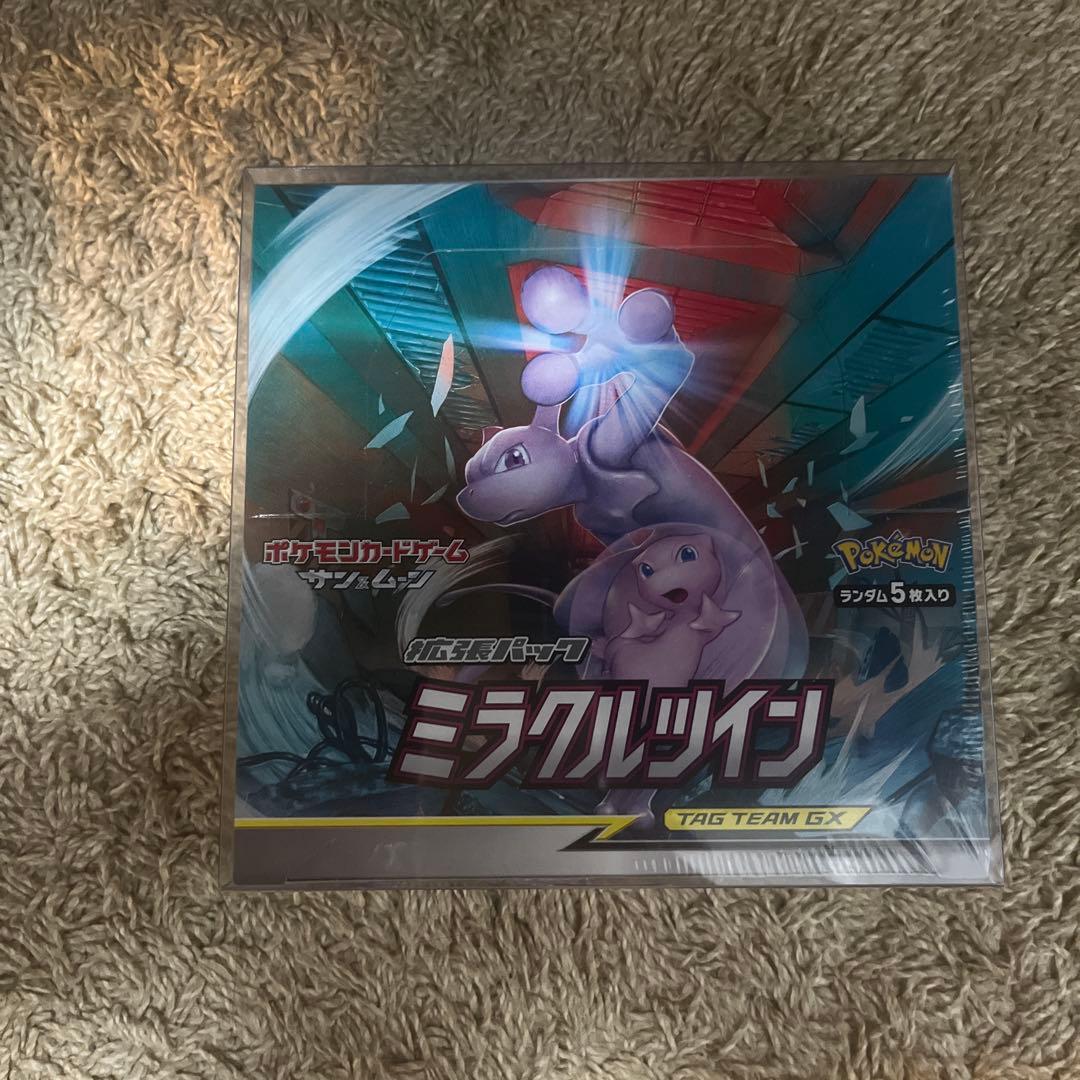 【最終値下げ シュリンク付き未開封box】ポケモンカードゲーム ミラクルツイン