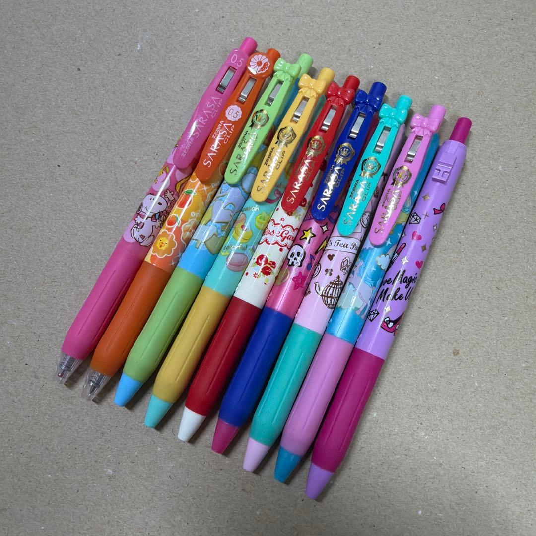 限定 ゼブラ SARARA サラサ ボールペン ピチレモン 匂い付き 9本セット