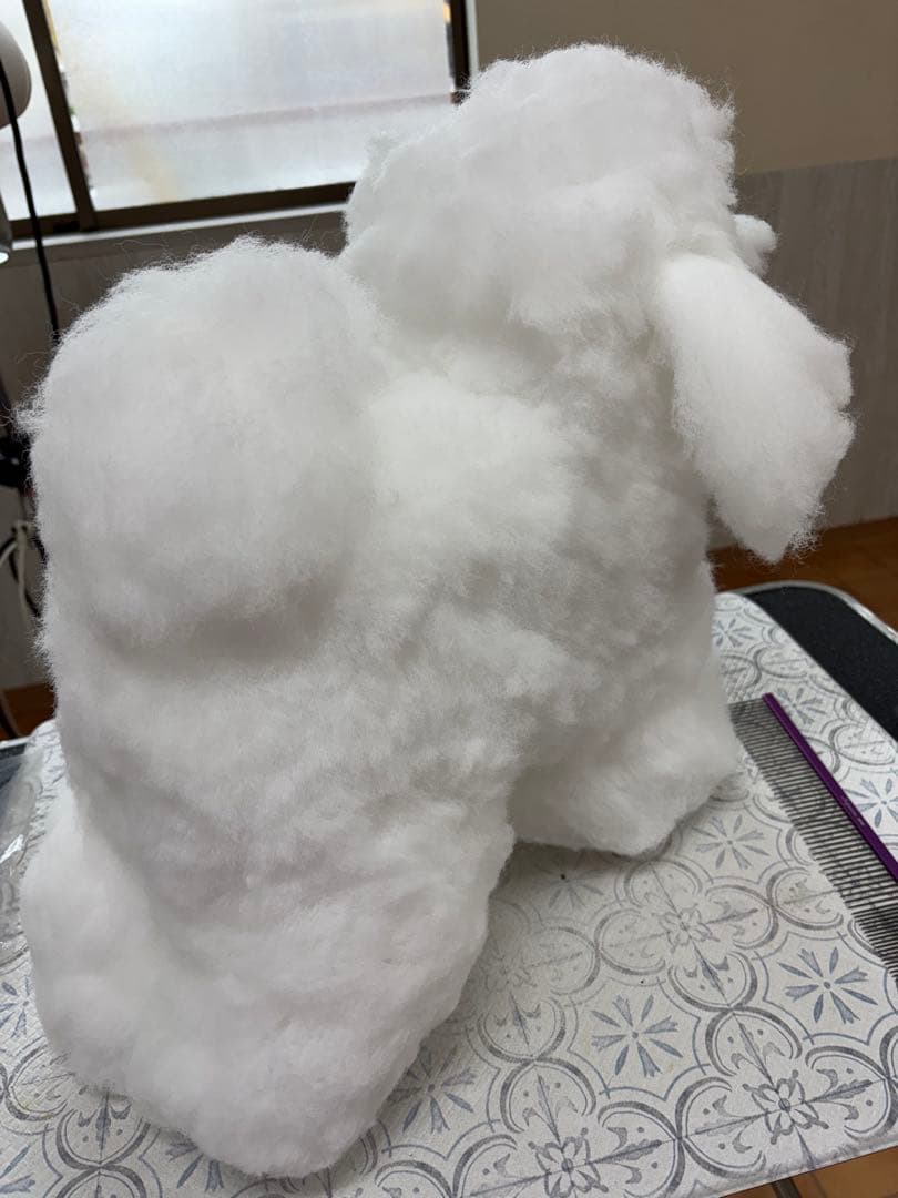 トリミング練習　全身用マネキン　RIKEIプードル　全身用プードルウィッグセット