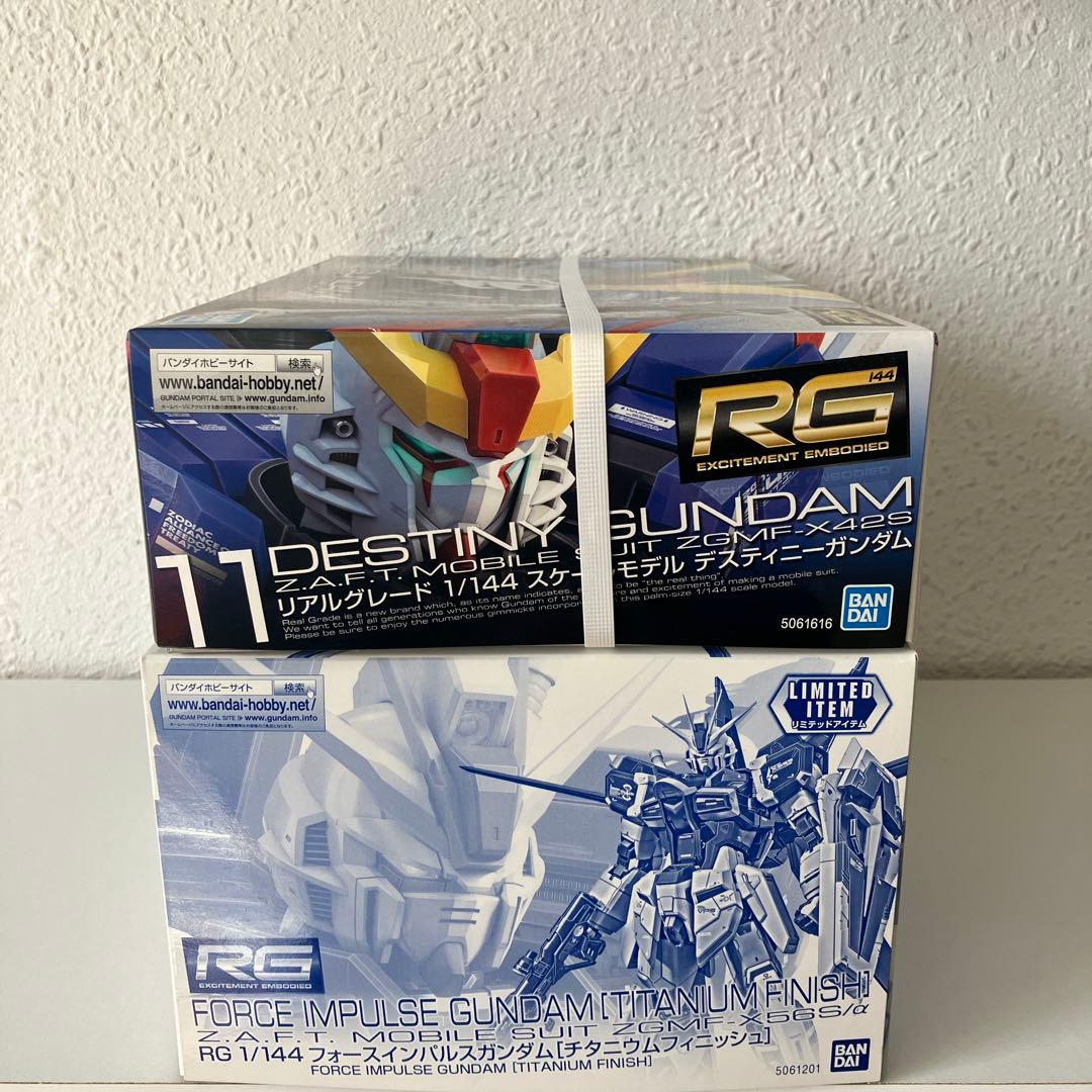 【未組品】RG フォースインパルスガンダム　デスティニーガンダム