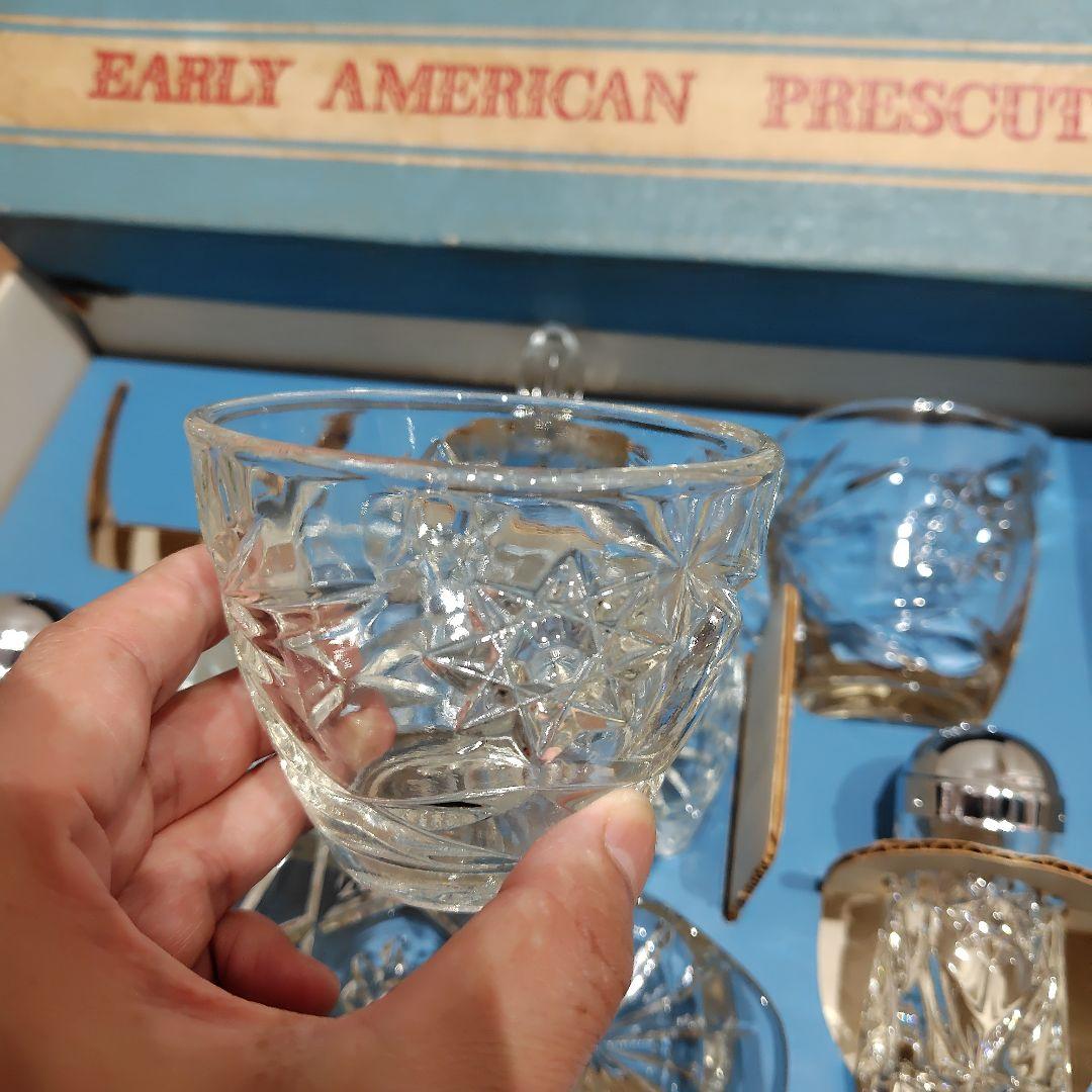 アンティーク雑貨 Anchor Hocking Early American Prescut