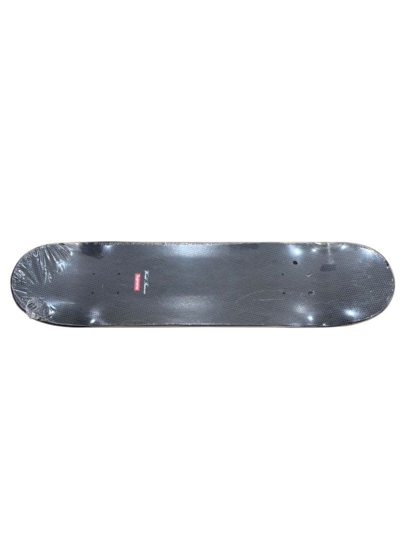 supreme stained logo deckスケボー デッキ 黒 box