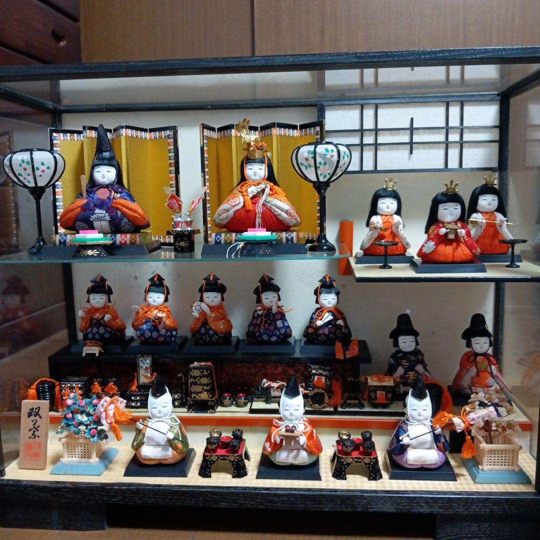 ひな人形　 ガラスケース必要な方　要相談！