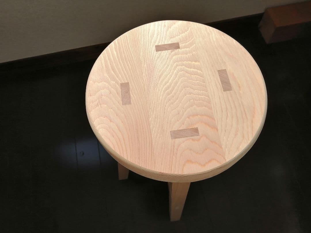 専用出品　木製スツール　２脚セット　座面幅30cm×高さ45cm　丸椅子
