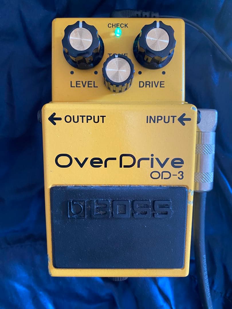 BOSS OverDrive OD-3 高輝度緑LED 改
