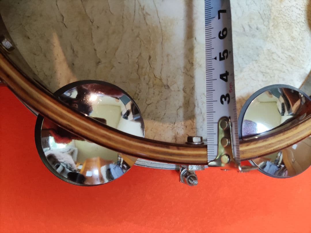 ☆Bauer PERCUSSIONパンデイロ　本皮　10インチ　スペーサー入り☆