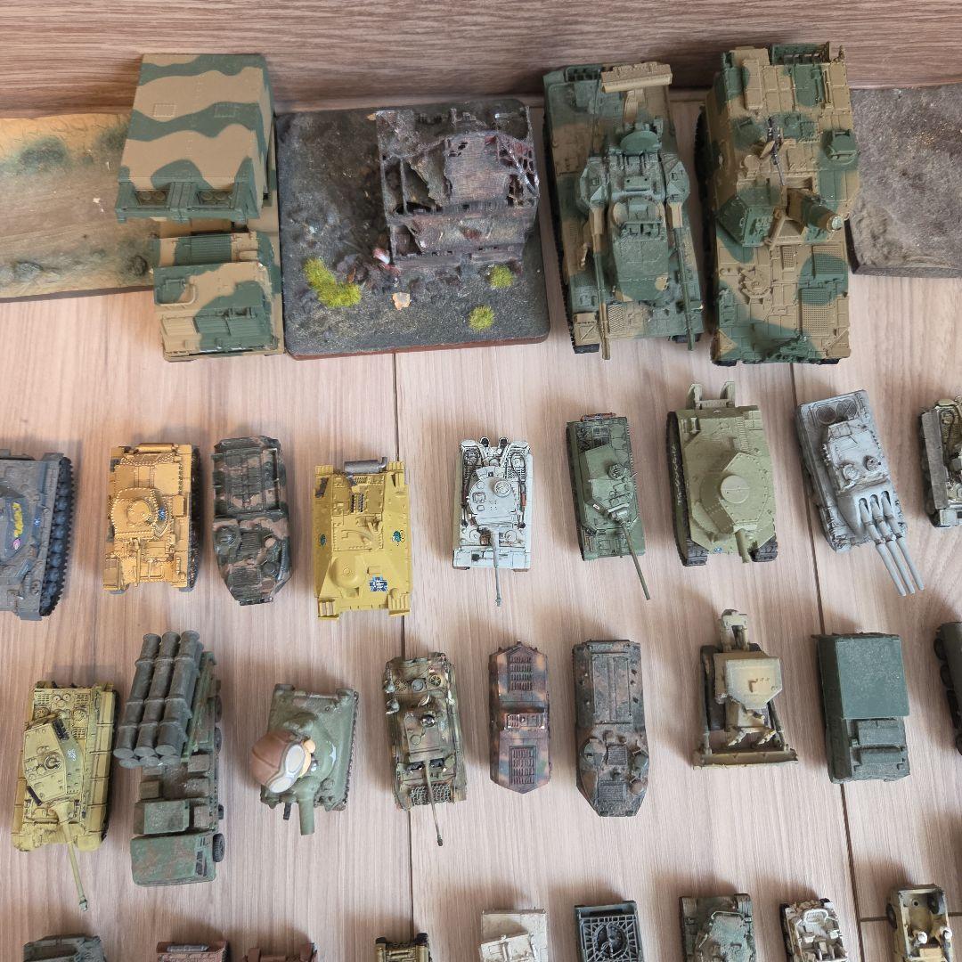 ジャンク【80点超・非売品BOX付】戦車・自衛隊車両 精密完成品まとめ WTM等
