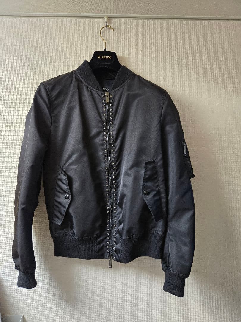 tyutarox Valentino ロックスタッズ ブルゾン黒 46