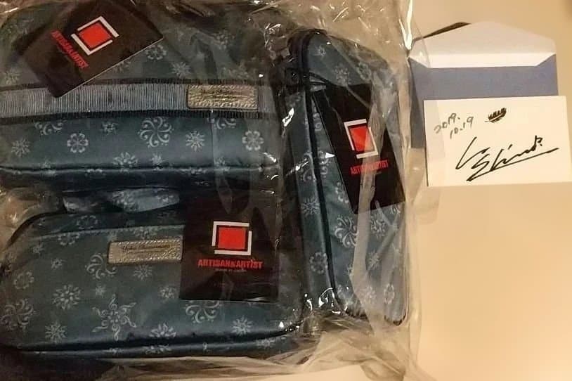 【未開封】ARTISAN&ARTIST　下村陽子コラボポーチ+サイン入りカード