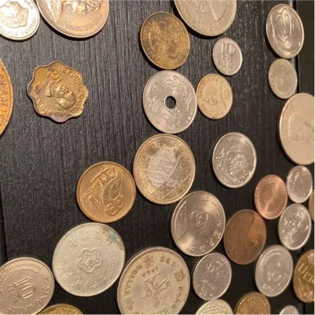 貴重な外国紙幣と硬貨のセット✨ビートルズ記念付き❤️