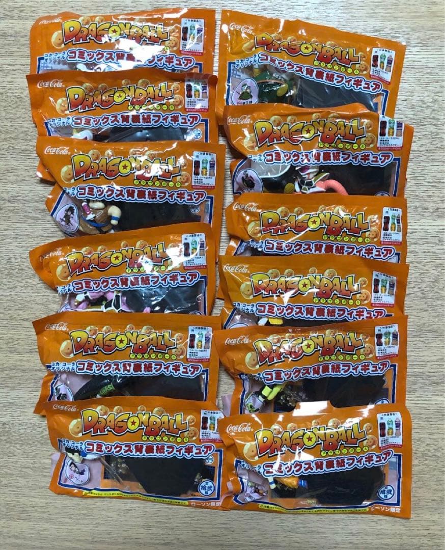 ドラゴンボール　コカコーラオリジナル　コミックス背表紙フィギュア全12種類セット