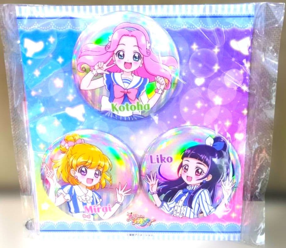 魔法つかいプリキュア ローソン 20周年 Loppi アクリルスタンド 缶バッジ