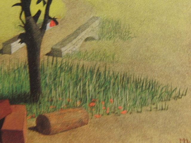 小泉正彦、山茶花、希少な額装用画集より、新品高級額装付、状態良好