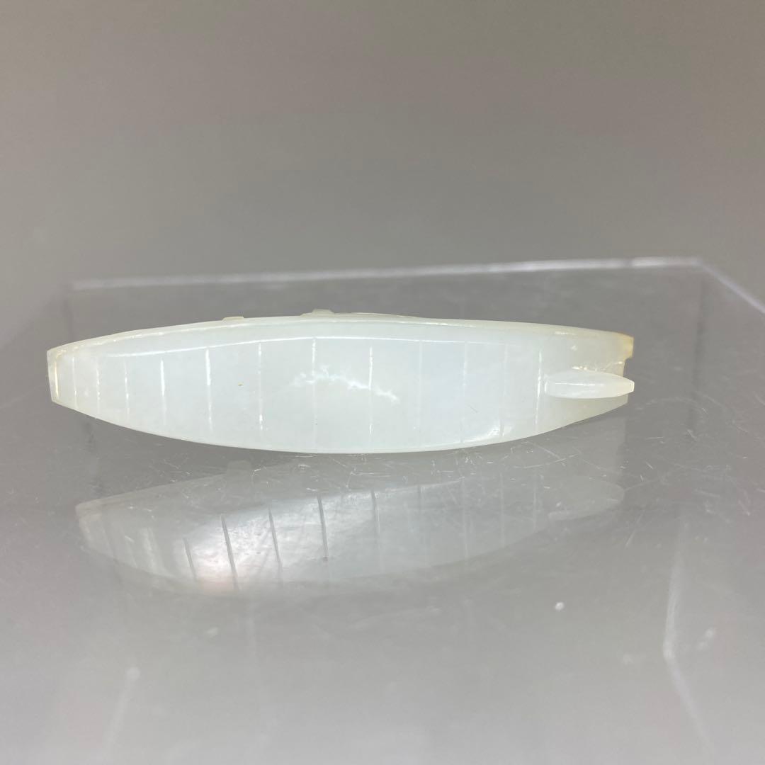 白砡　船　置物　幅約6㎝　14g トトチ　東さ7-0616③