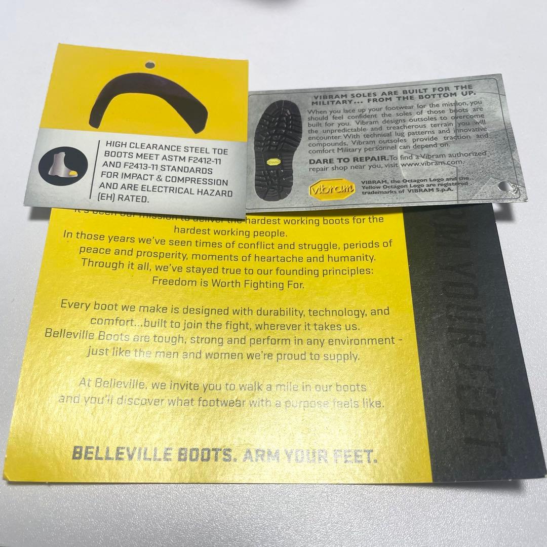 【新品・タグ付】米海兵隊 USMC Belleville コンバットブーツ