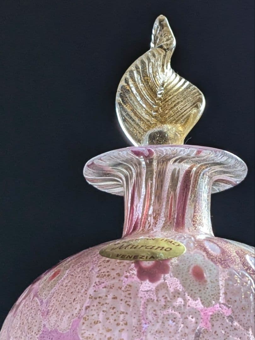 perfume bottle・MURANO，ミルフィオリ・イタリア製