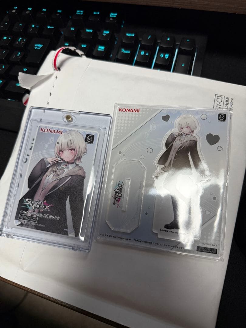 【新品】白上フブキ、空澄セナSOUND VOLTEX eパス 、アクスタ