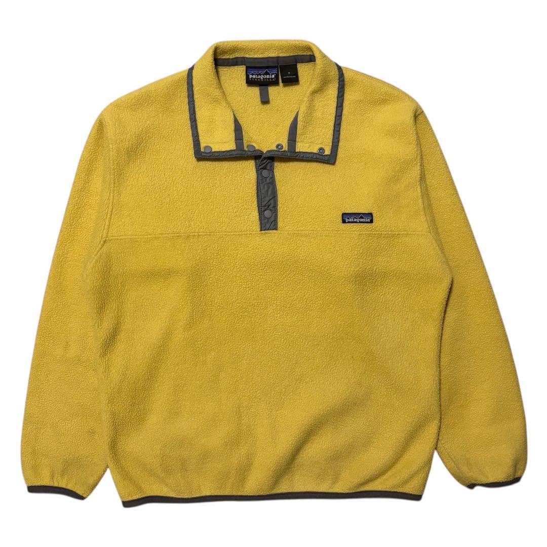 初期 80s Patagonia パタゴニア イエロー シンチラ スナップT