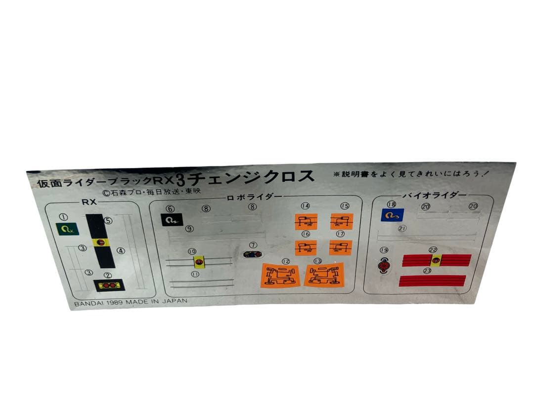 デッドストック BANDAI 3チェンジクロス 仮面ライダーBLACK RX