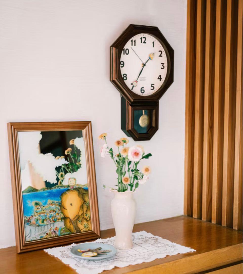 ꒰(๑´•.̫ • `๑)꒱ コジコジ 振り子時計「COJI‐COJIコラボ」