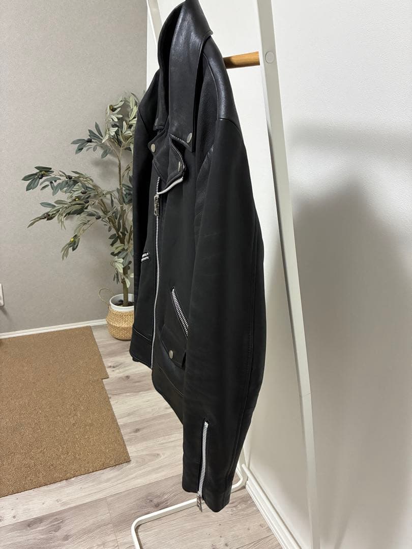 ADAM ET ROPE　ダブルライダースジャケット