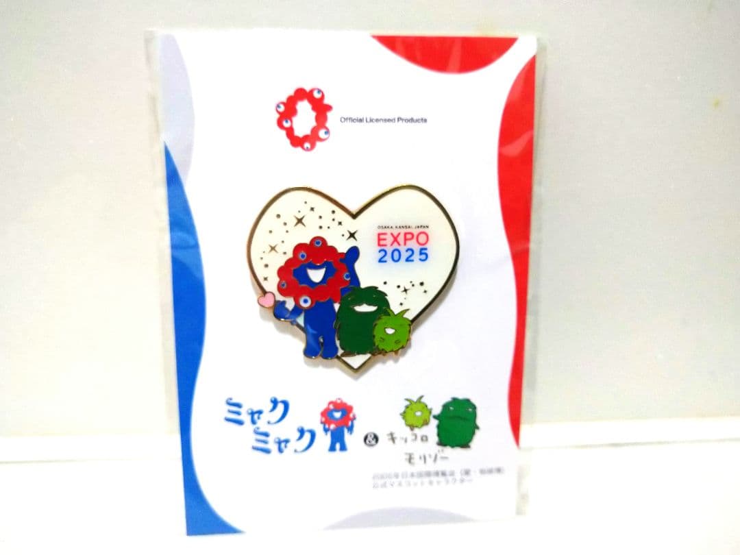 ミャクミャク キッコロ モリゾー ピンバッジ　仲良し　EXPO2025 万博