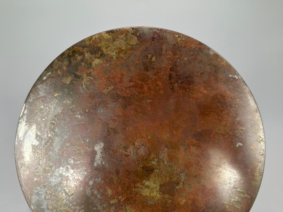 25.10.7-2 銅製　龍文銅鏡　唐鏡　唐物　時代　中国