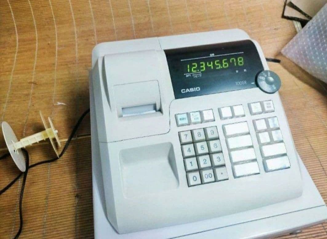 カシオレジスター　100ER　簡単便利特殊　送料込　260110