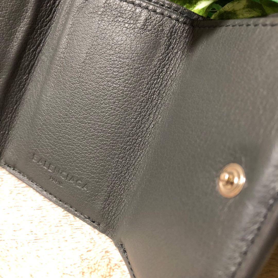 ★ちょこ★美品♡ バレンシアガ　3つ折財布　ペーパーミニウォレット