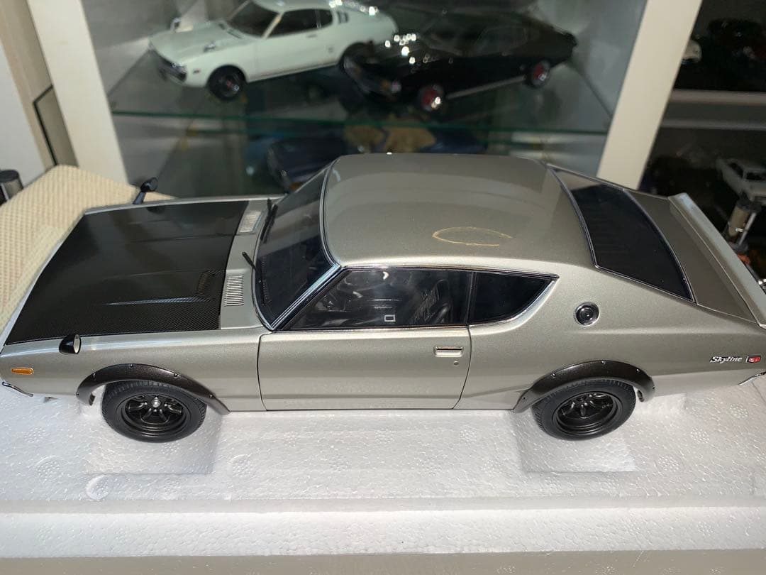 オートアート 1/18 日産スカイラインGTRチューンドvr(シルバー)