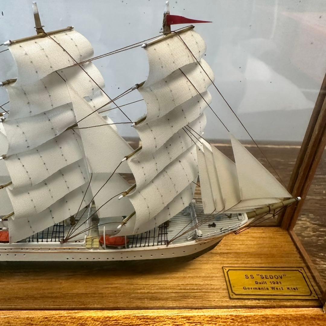 SS \"SEDOV\" 模型 1921年製 ガラスケース付き