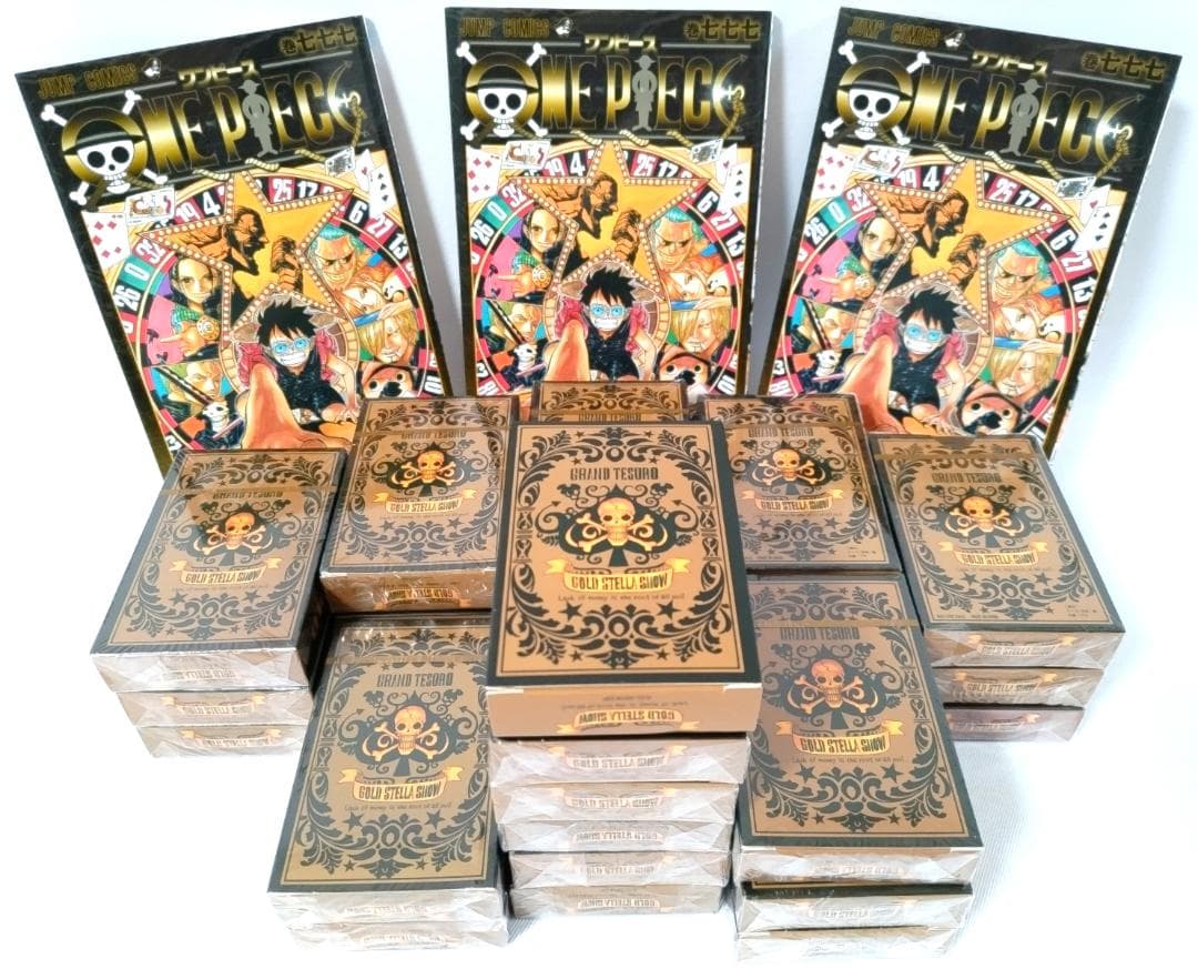 未開封 FILM GOLD 入場特典 トランプ25個＋777巻3冊 まとめ売り