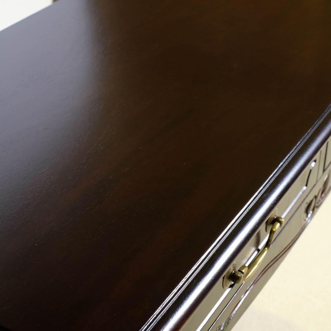 D 新品 コンソールテーブル アジアン 机 デスク サイドテーブル アンティーク