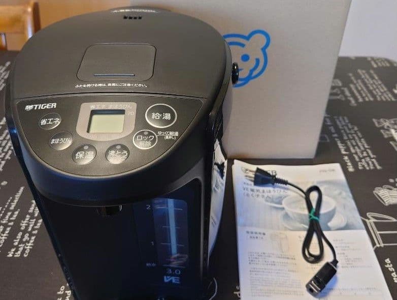 【新品、未使用品】送料こみ！タイガーVE電動ポットとく子さん！3.0L！