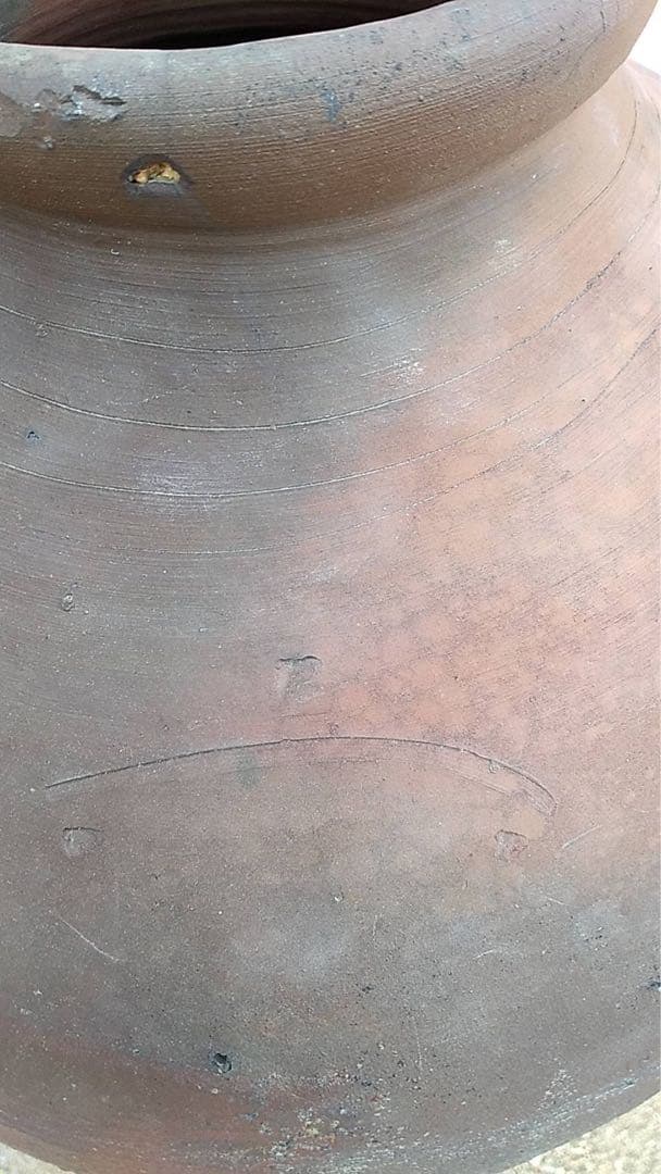 琉球壺　南蛮　焼締　泡盛酒　壺屋焼　古道具　古備前