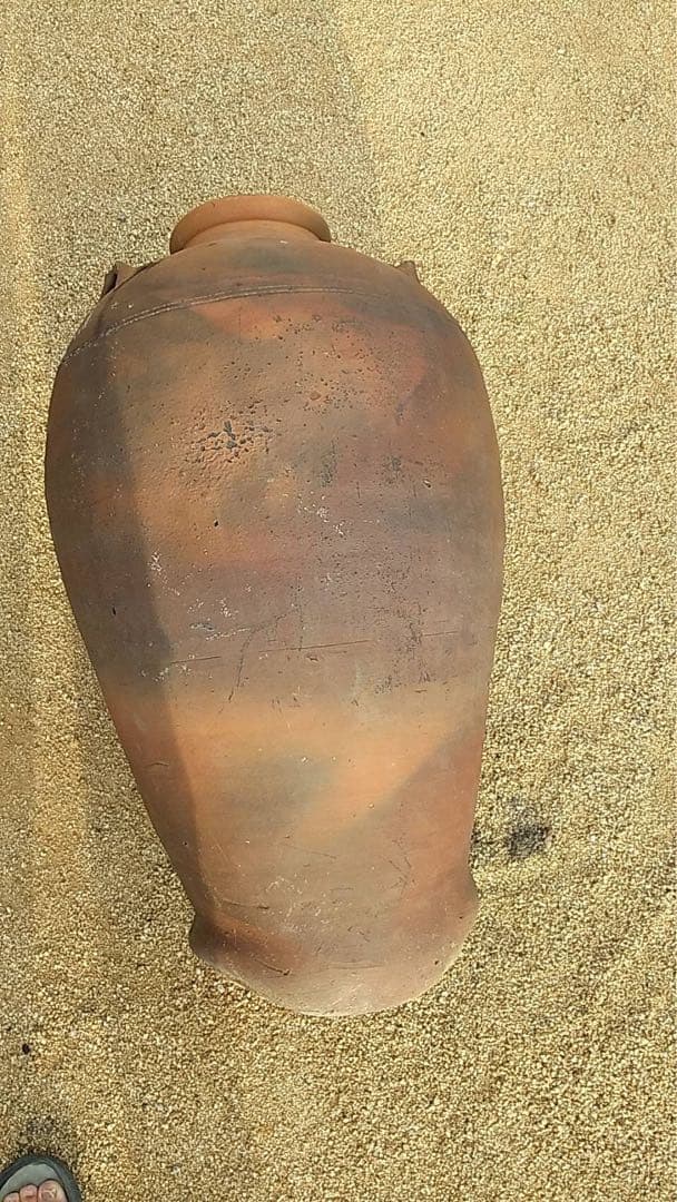 琉球壺　南蛮　焼締　泡盛酒　壺屋焼　古道具　古備前