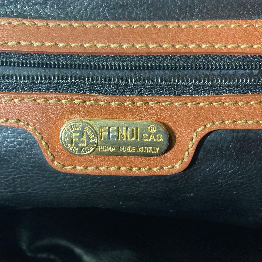 MONOTOWN FENDI ハンドバッグ ストライプ ボストン