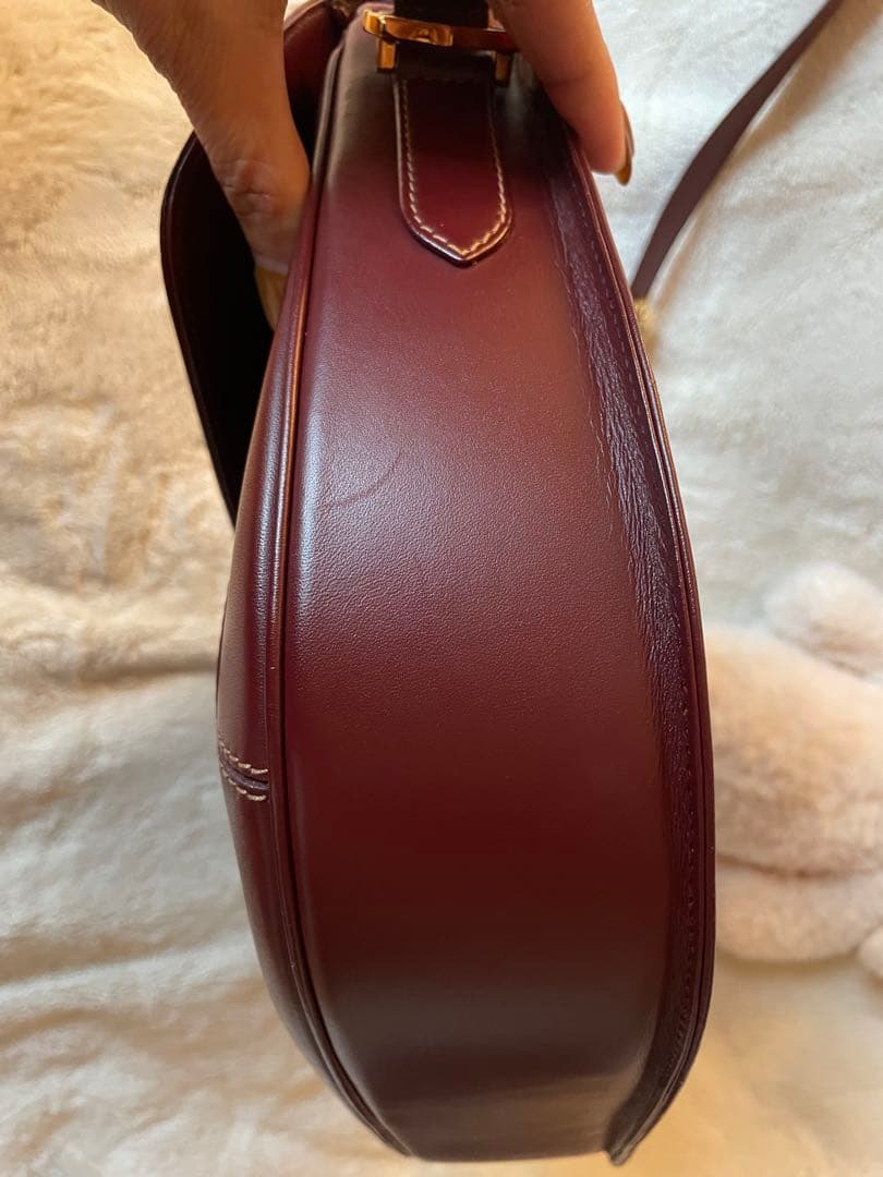 Must de CartierショルダーBag ボルドー極美品
