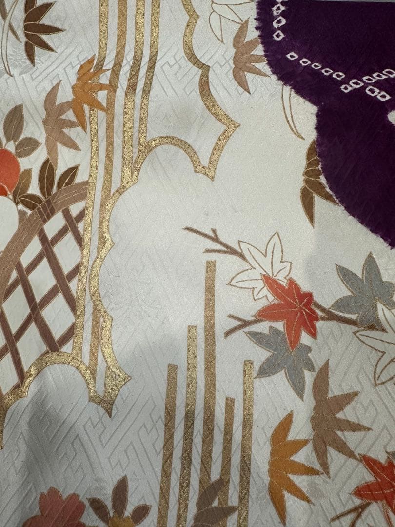 正絹　振袖　単品