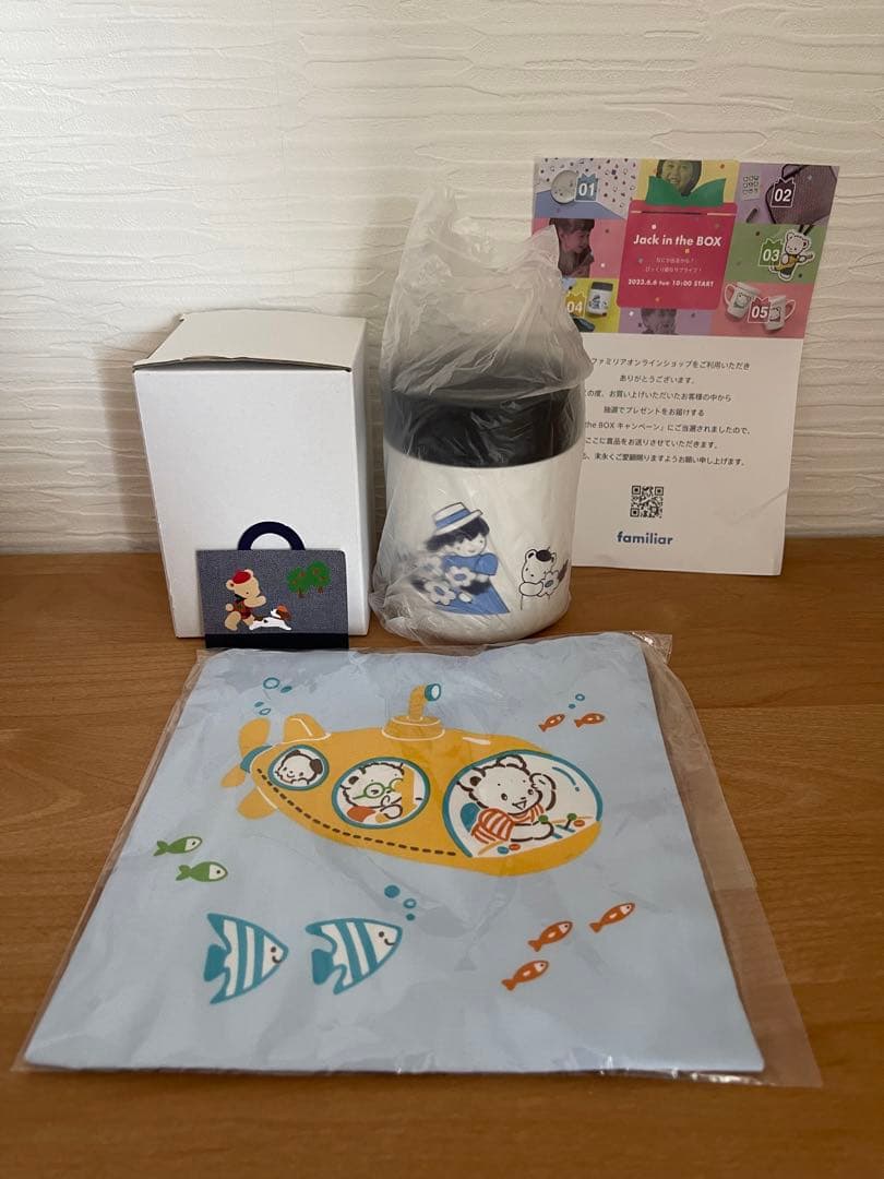 ファミリア　スープジャー　ミニトートバッグ　ノベルティ