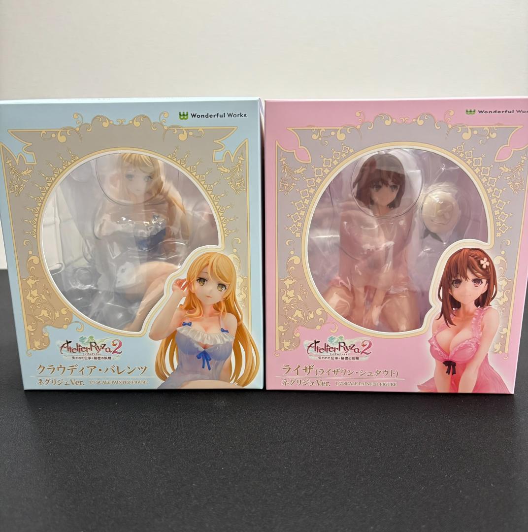 ライザのアトリエ　ライザ　クラウディア　ネグリジェ　フィギュア　セット