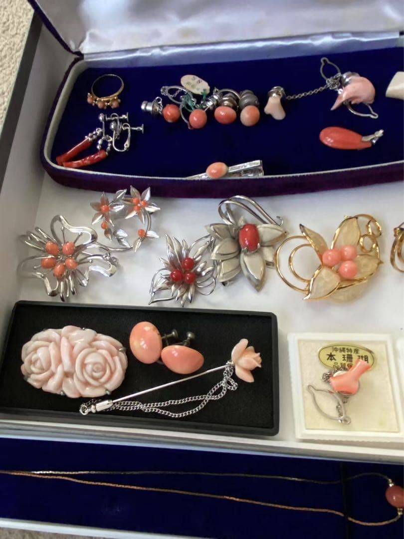 珊瑚、珊瑚風、アクセサリープロチまとめ（205）