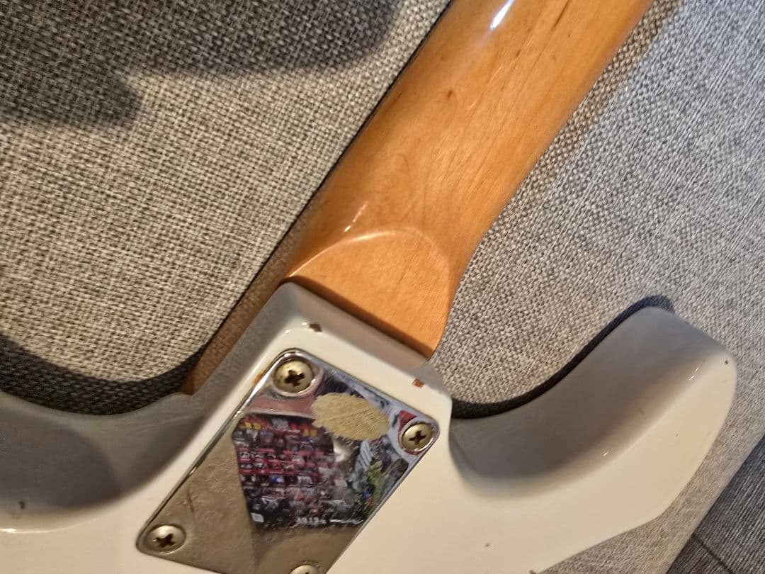 ※ジャンク SPLENDOR エレキギター ホワイト