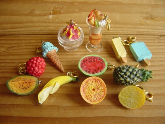 ♯Eui15KJガーリースウィーツチャームトロピカル全12種