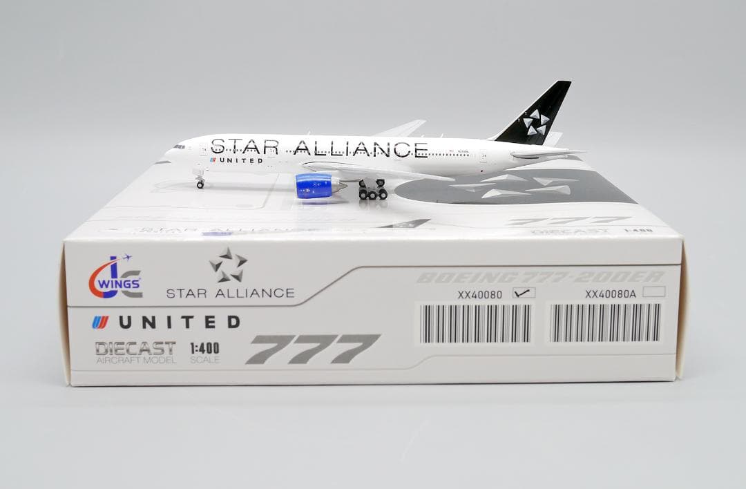 ユナイテッド航空 777-200ER N218UA 1/400