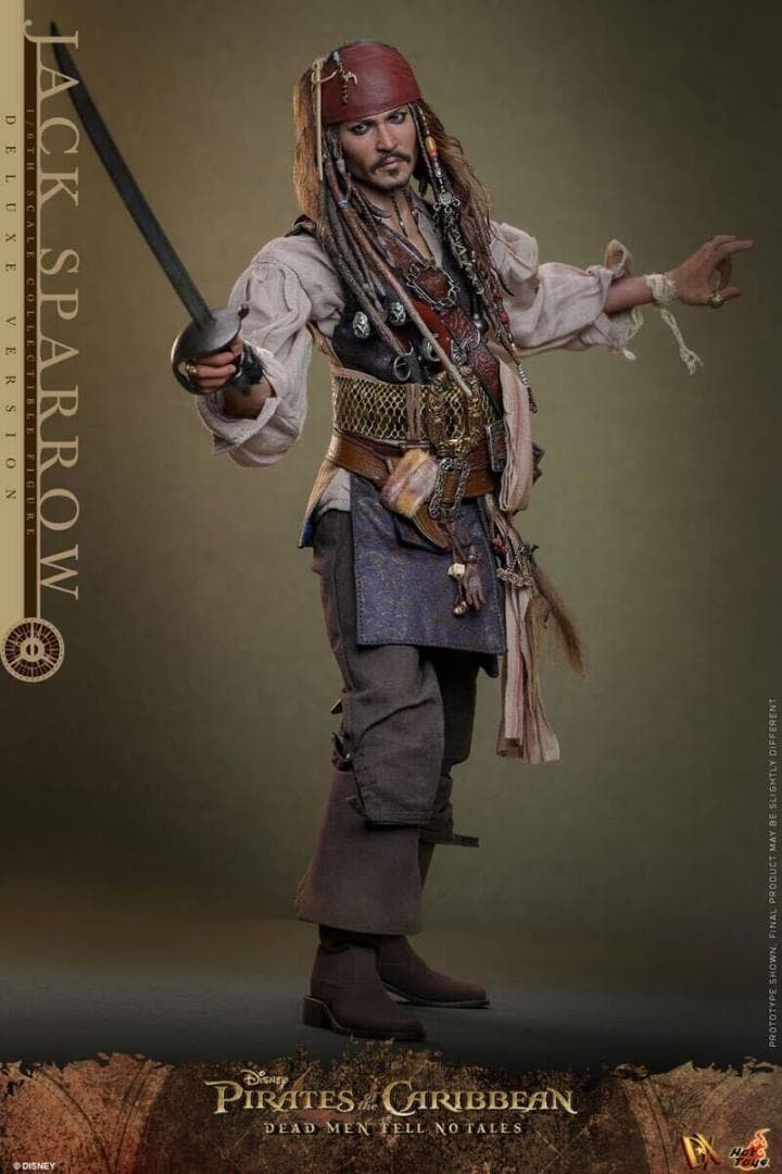 ホットトイズ 1/6 ジャック・スパロウ 2.0 デラックス版 新品 DX38