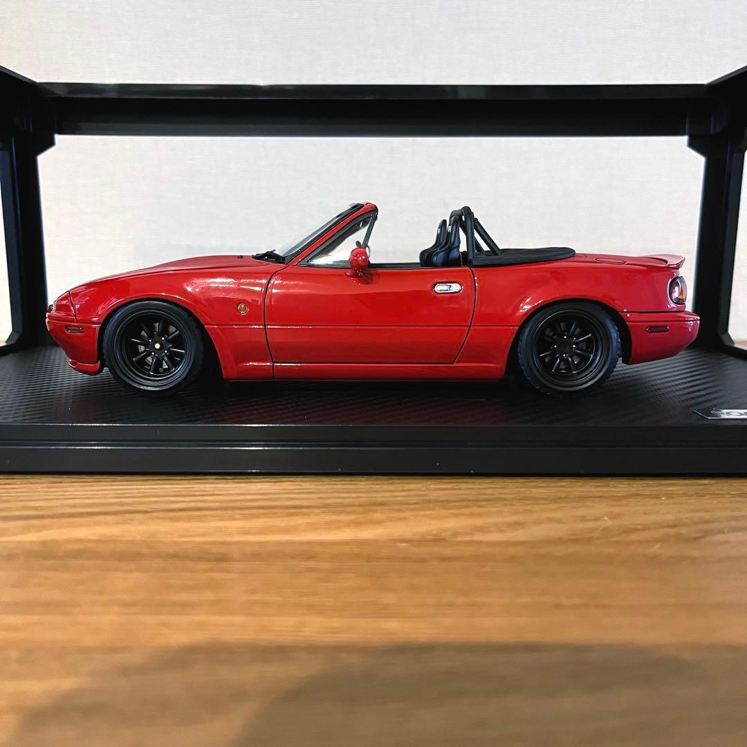 【ミニカー 美品】イグニッションモデル 1/18 マツダ ユーノス ロードスター