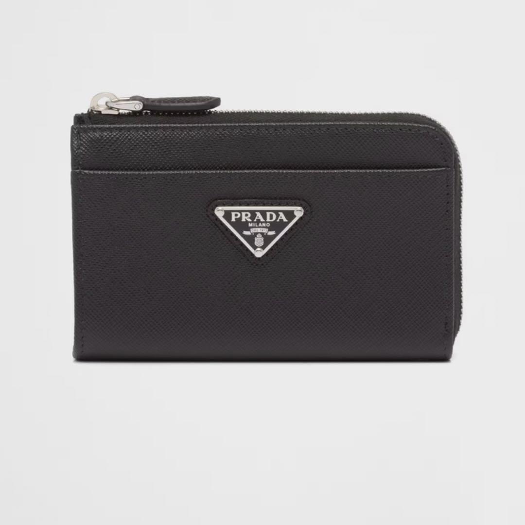 プラダ　サフィアーノトライアングル キーケース