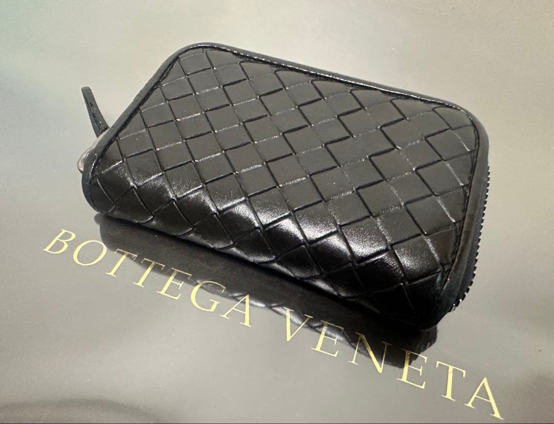【付属品付】ボッテガヴェネタ イントレチャートケース/カーフ/黒/2️⃣✨✨
